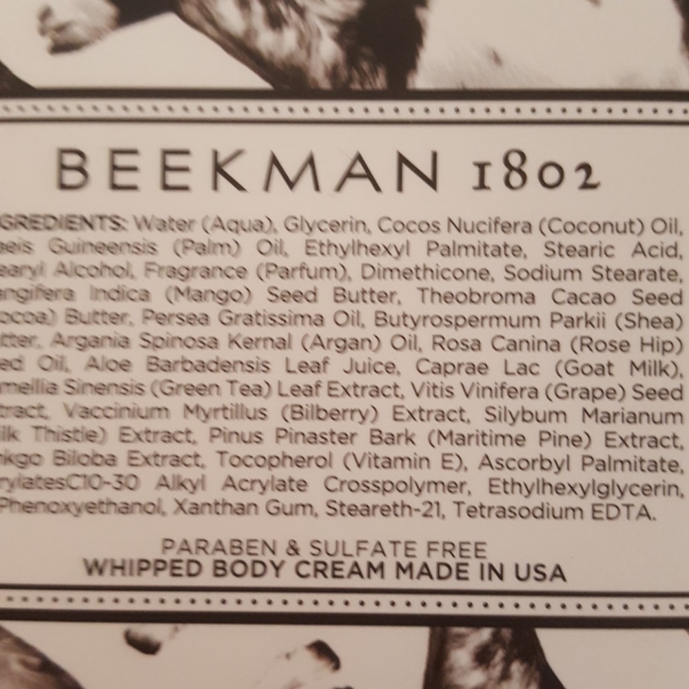 Beekman1802 8 oz. Vanilla body butter - Picture 2 of 3